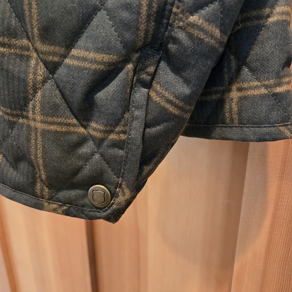 Eddie Bauer Sport Shop Plaid Quilted Jacket. Ladies Size S - Picture 5 of 10